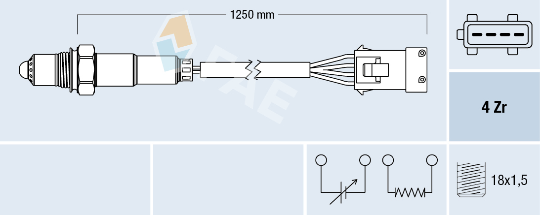Lambda-sonde FAE 77434