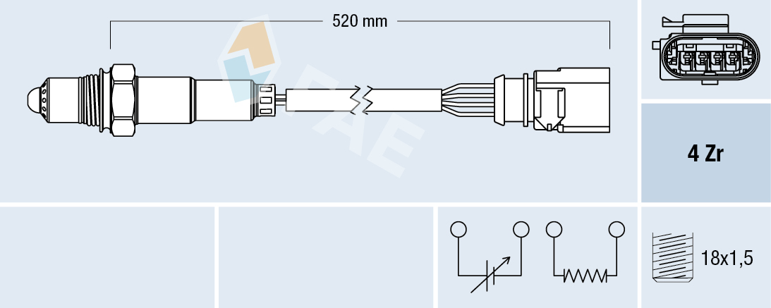 Lambda-sonde FAE 77438