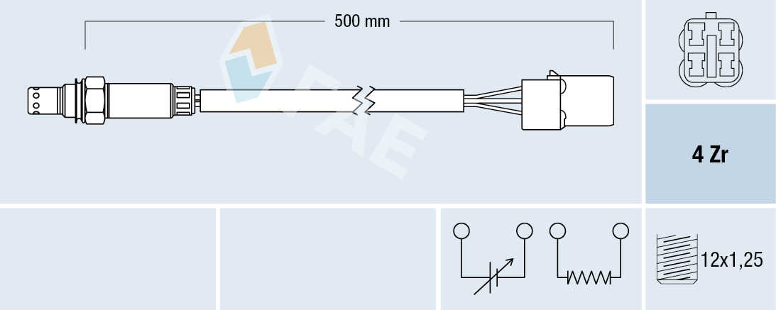 Lambda-sonde FAE 77540