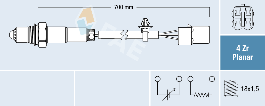 Lambda-sonde FAE 77545