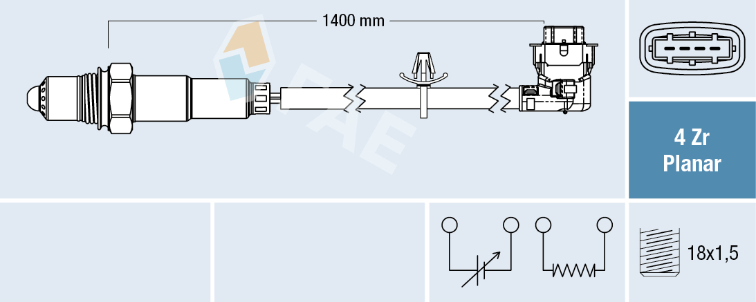 Lambda-sonde FAE 77607