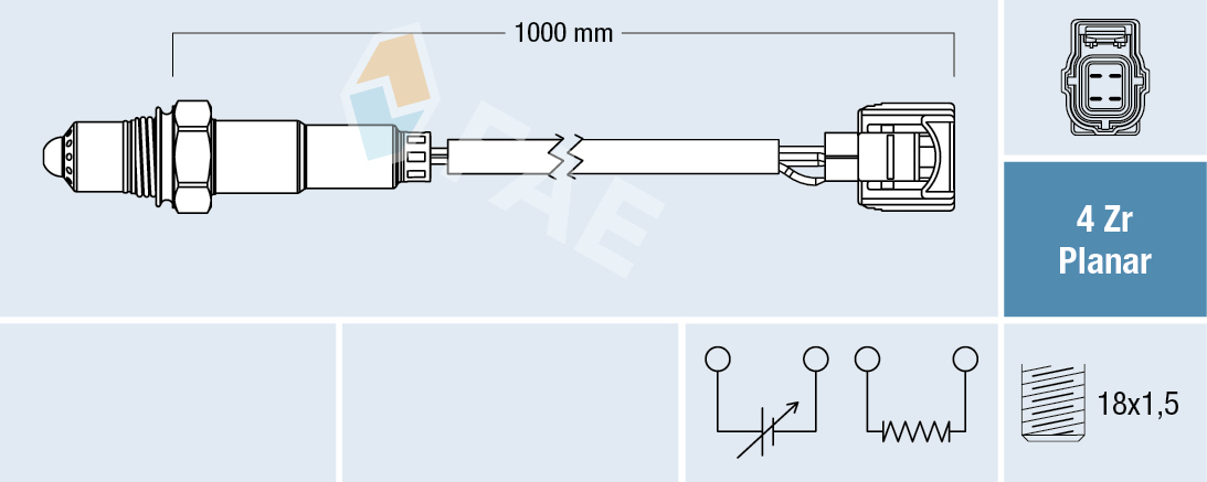 Lambda-sonde FAE 77620