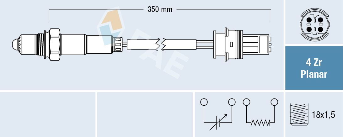 Lambda-sonde FAE 77632