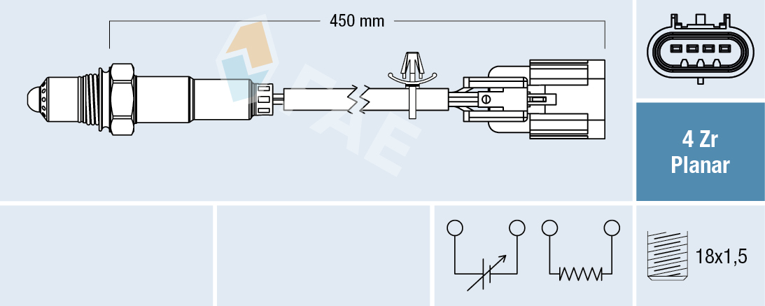 Lambda-sonde FAE 77672