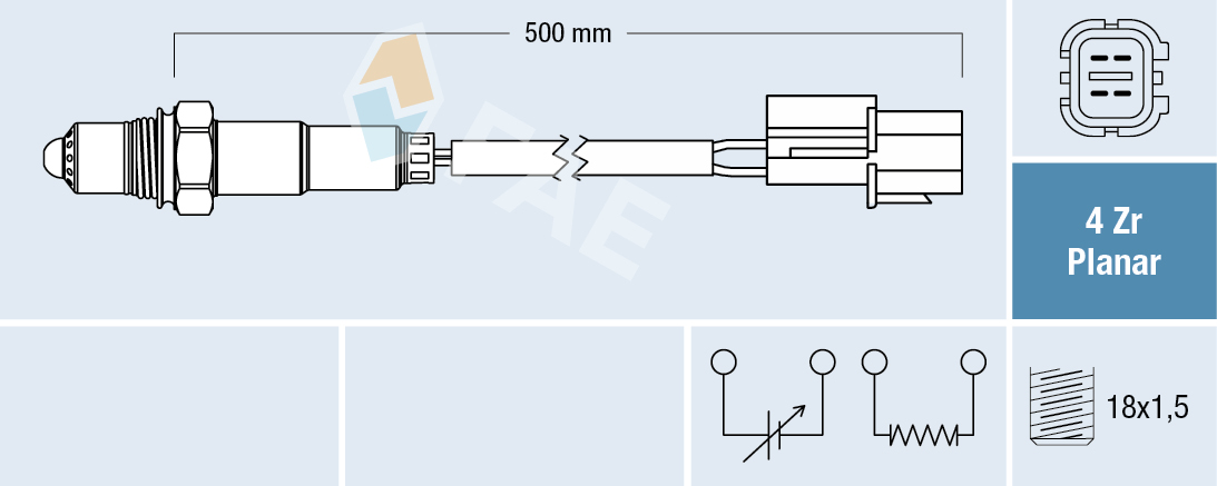 Lambda-sonde FAE 77680