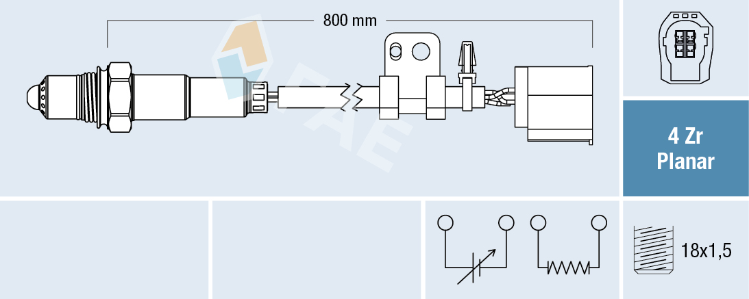 Lambda-sonde FAE 77758