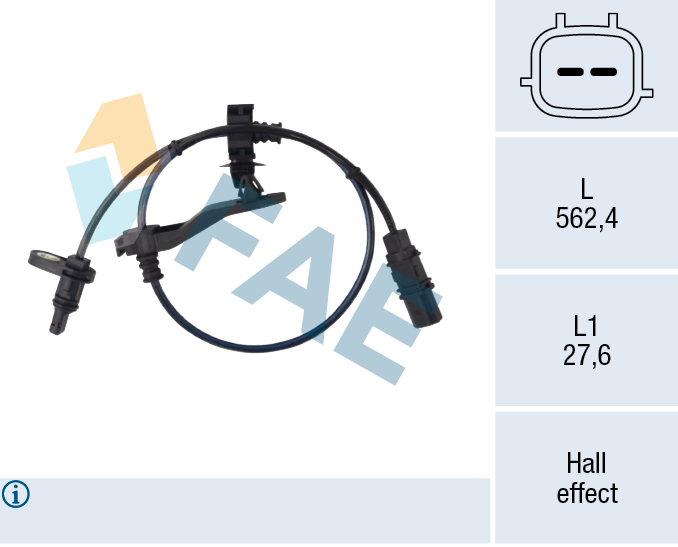 Wielsnelheidssensor FAE 78689