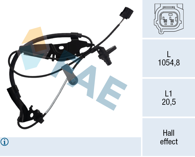Wielsnelheidssensor FAE 78730