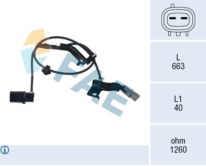 Wielsnelheidssensor FAE 78744
