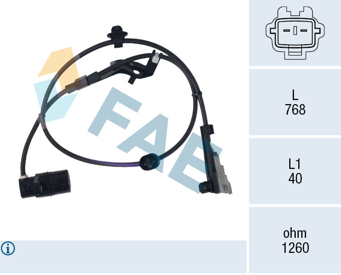 Wielsnelheidssensor FAE 78745