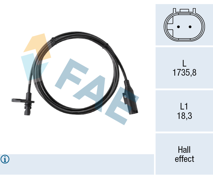 Wielsnelheidssensor FAE 78748