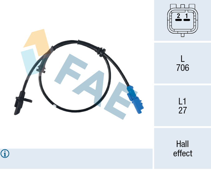 Wielsnelheidssensor FAE 78778