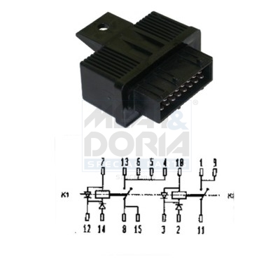 Relais brandstofpomp Meat Doria 73240107