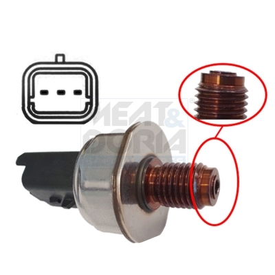 Brandstofdruk sensor Meat Doria 9224