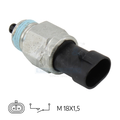 Achteruitrijlichtschakelaar Meat Doria 36005