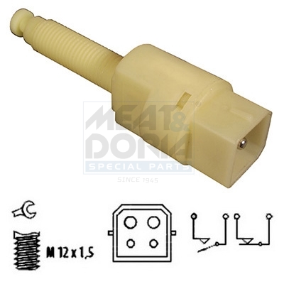 Remlichtschakelaar Meat Doria 35024