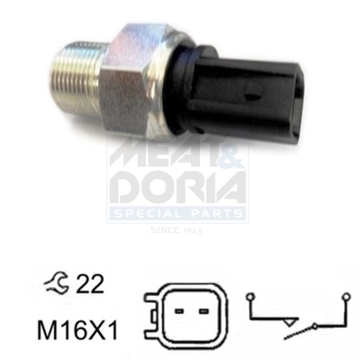 Achteruitrijlichtschakelaar Meat Doria 36081