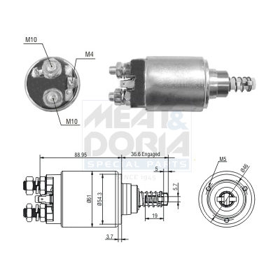 Starter magneetschakelaar Meat Doria 46312
