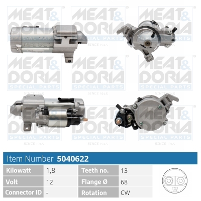 Startmotor / Starter Meat Doria 5040622
