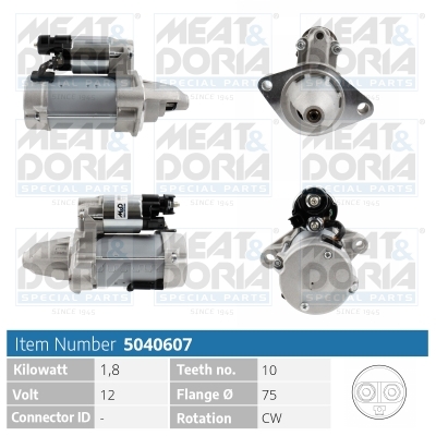 Startmotor / Starter Meat Doria 5040607