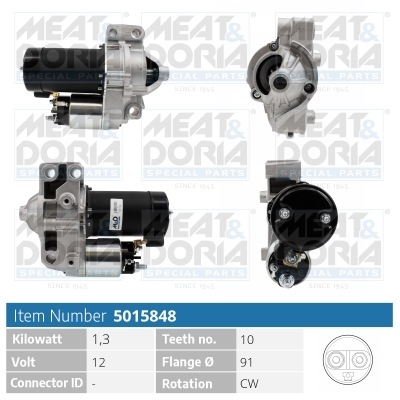 Startmotor / Starter Meat Doria 5015848