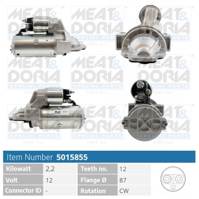 Startmotor / Starter Meat Doria 5015855