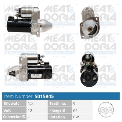 Startmotor / Starter Meat Doria 5015845