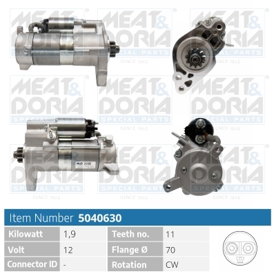 Startmotor / Starter Meat Doria 5040630