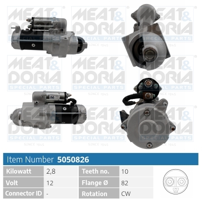 Startmotor / Starter Meat Doria 5050826
