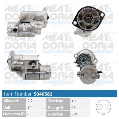 Startmotor / Starter Meat Doria 5040582