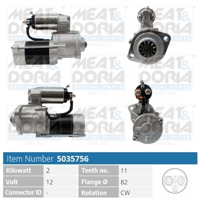 Startmotor / Starter Meat Doria 5035756