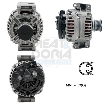 Dynamo / Alternator Meat Doria 5510096G