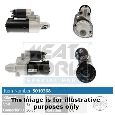 Startmotor / Starter Meat Doria 5010368G