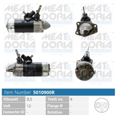 Startmotor / Starter Meat Doria 5010900R