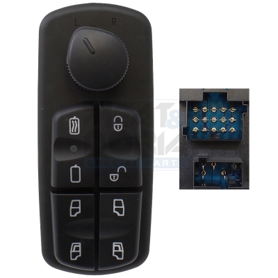 Schakelaar, raamopener Meat Doria 26688