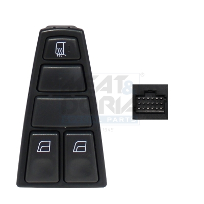 Schakelaar, raamopener Meat Doria 26818