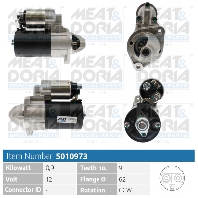 Startmotor / Starter Meat Doria 5010973