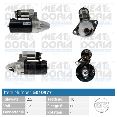Startmotor / Starter Meat Doria 5010977
