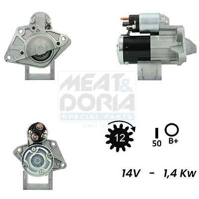 Startmotor / Starter Meat Doria 5010988G