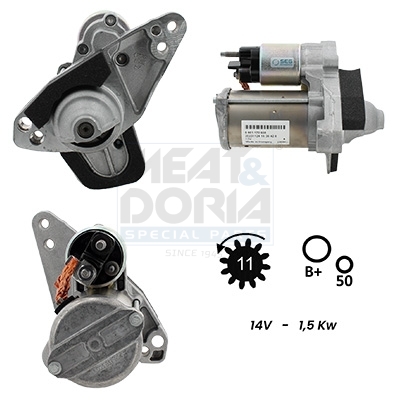Startmotor / Starter Meat Doria 5010989G