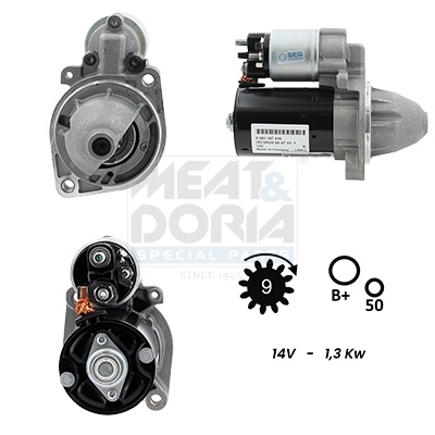 Startmotor / Starter Meat Doria 5010990G