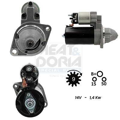 Startmotor / Starter Meat Doria 5010377G