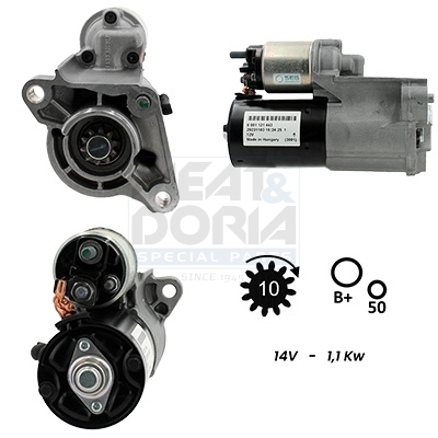 Startmotor / Starter Meat Doria 5010495G