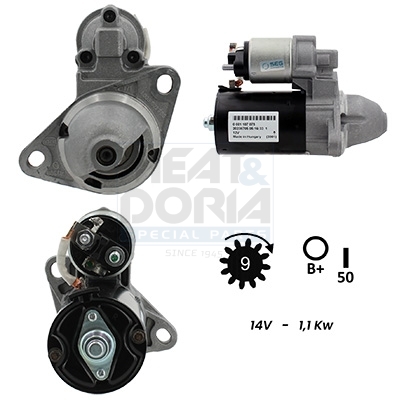 Startmotor / Starter Meat Doria 5010195G