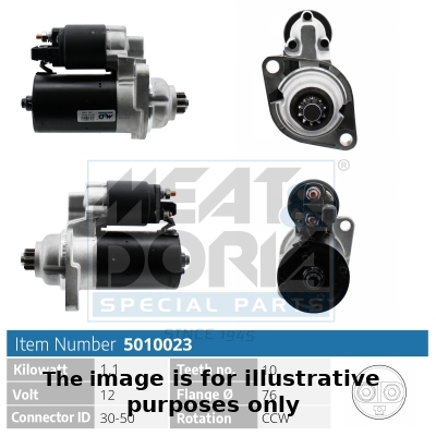 Startmotor / Starter Meat Doria 5010023G