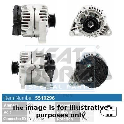 Dynamo / Alternator Meat Doria 5510296G