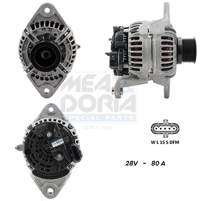 Dynamo / Alternator Meat Doria 5610088G