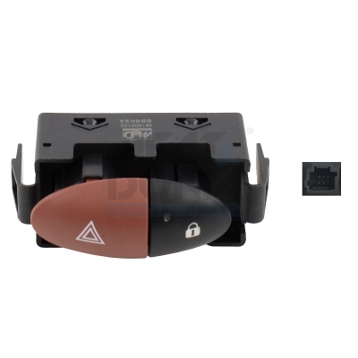 Waarschuwingsknipperlamp schakelaar Meat Doria 236020