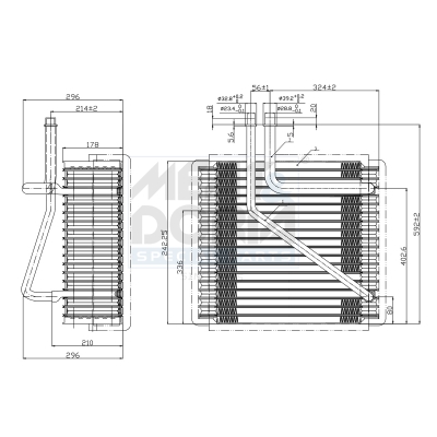 Verdamper, airconditioning Meat Doria 997011