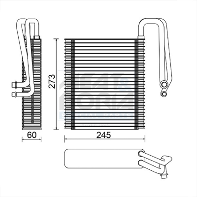 Verdamper, airconditioning Meat Doria 997015